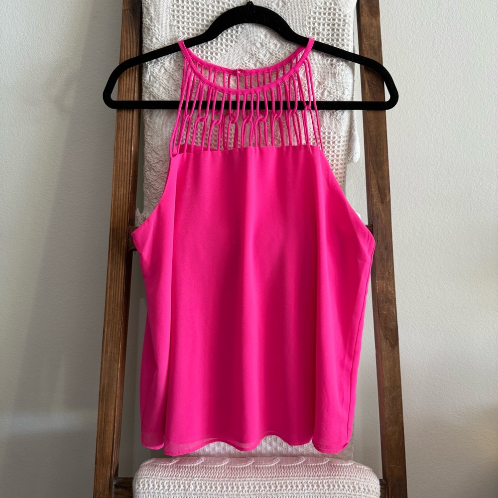 Hot Pink Naked Zebra top